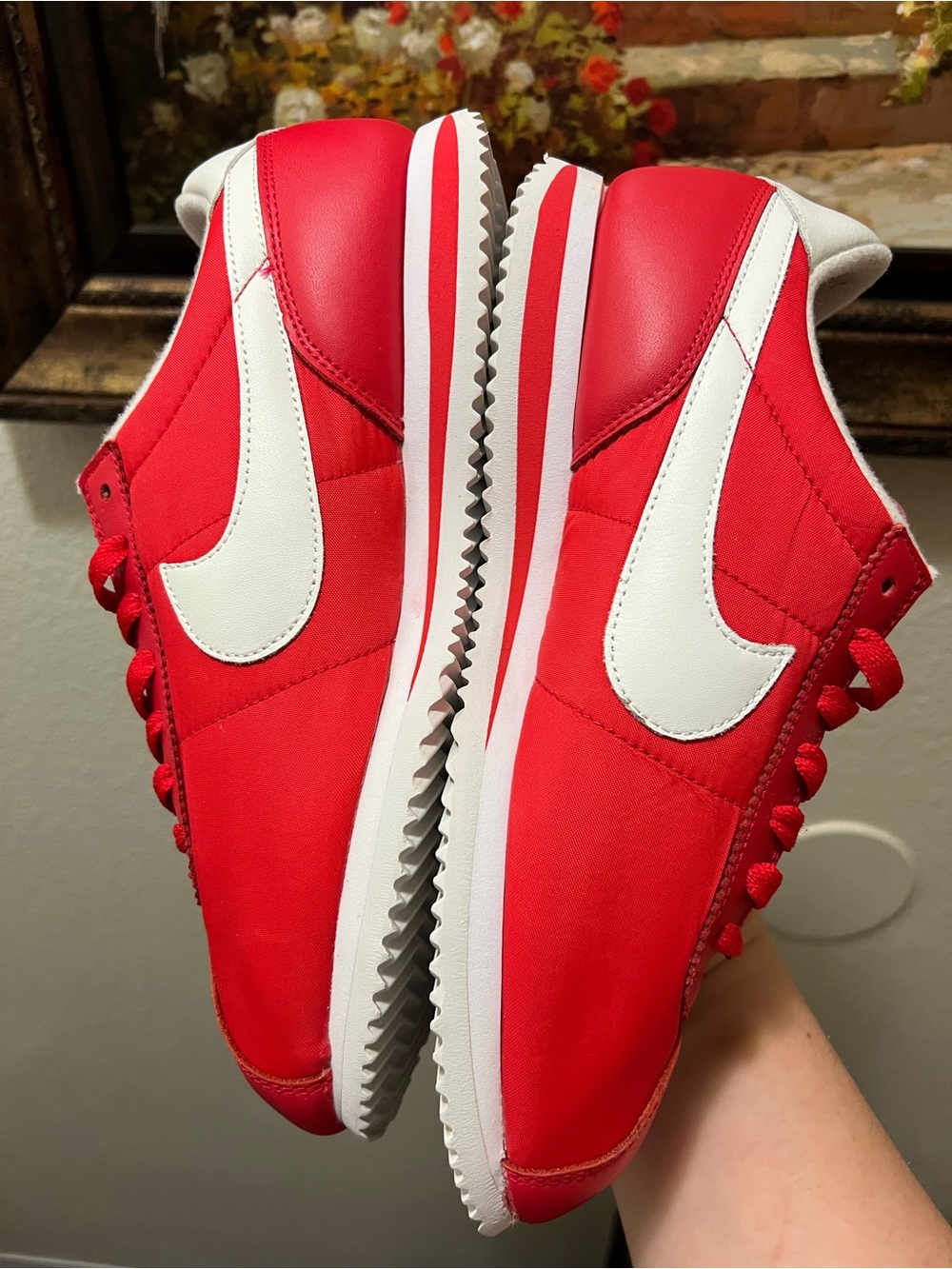 Nike Cortez Basic Nylon Red sneakers rare - Picture 13 of 16